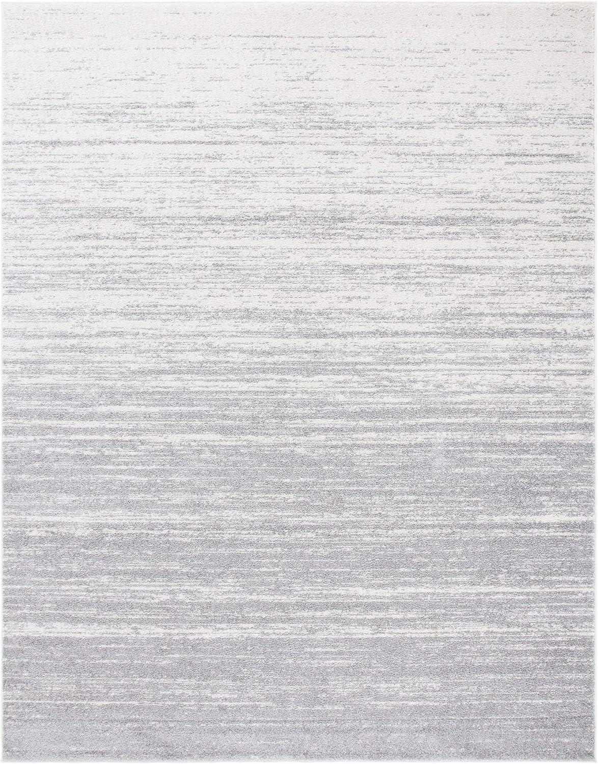 image:imageSAFAVIEH Area Rug 9x12 Adirondack Collection Large Navy amp Grey Modern Ombre Design Non Shedding amp Easy to Clean Ideal for Living Room Bedroom Office Dining Space ADR113ELight GreyGrey