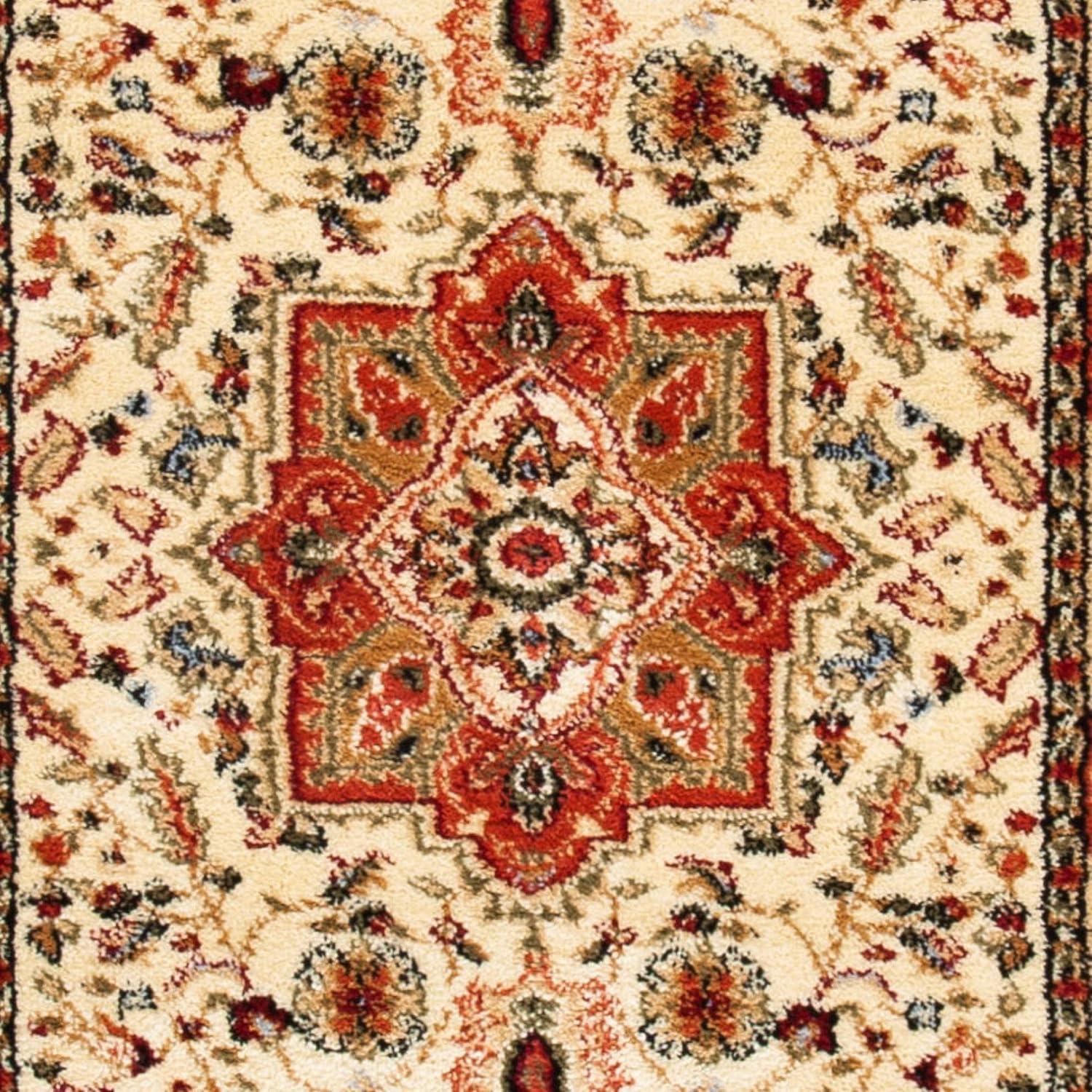 image:imageSAFAVIEH Lyndhurst Collection Area Rug 8 x 11 Ivory amp Red Traditional Oriental Design NonShedding amp Easy Care Ideal for High Traffic Areas in Living Room Bedroom LNH330AIvoryRust