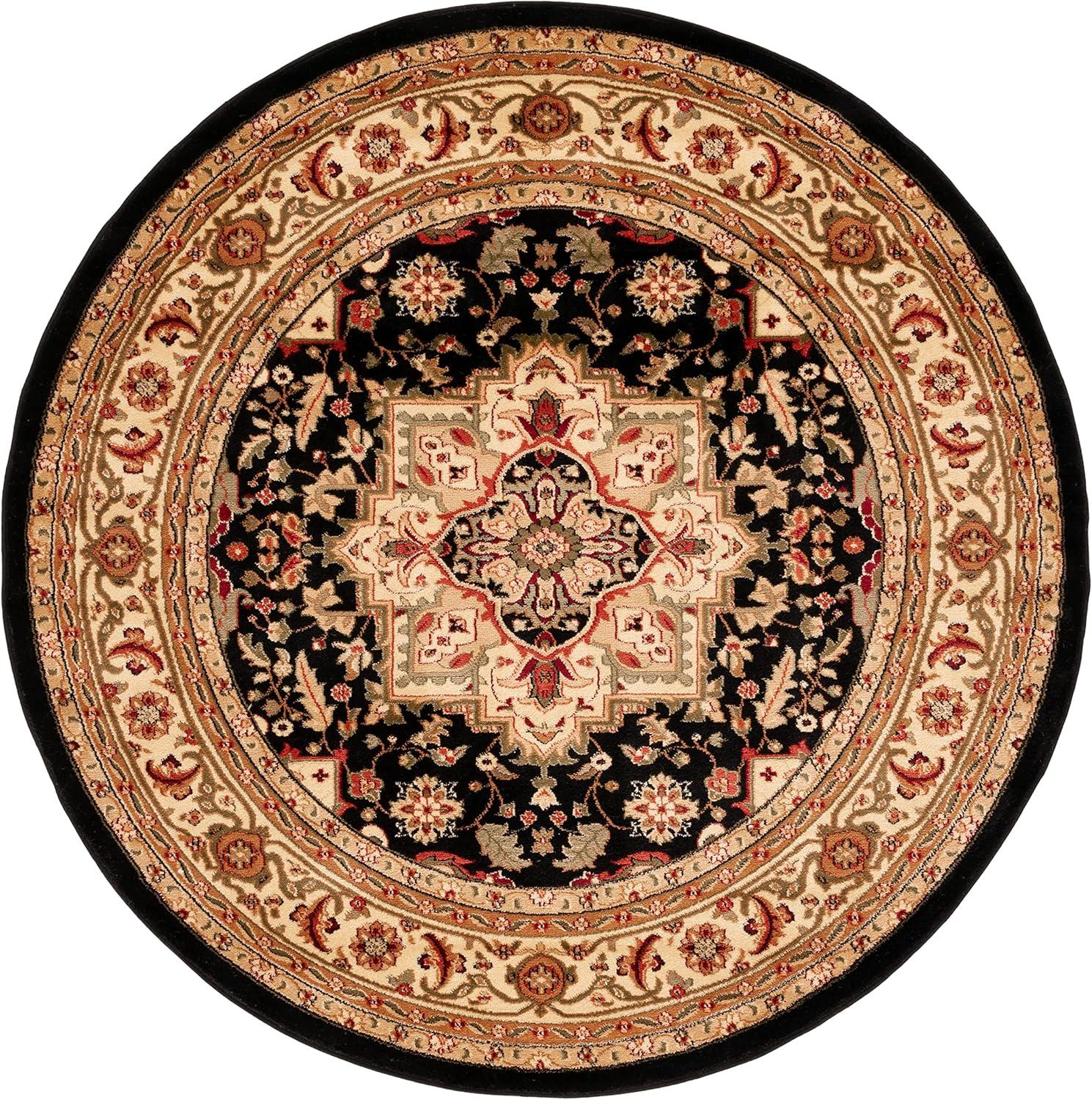 image:imageSAFAVIEH Lyndhurst Collection Area Rug 8 x 11 Ivory amp Red Traditional Oriental Design NonShedding amp Easy Care Ideal for High Traffic Areas in Living Room Bedroom LNH330ABlackBeige