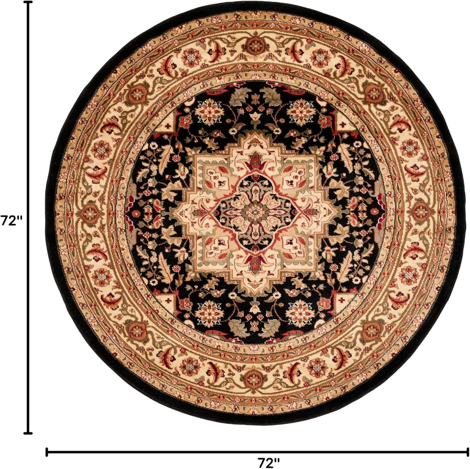 image:imageSAFAVIEH Lyndhurst Collection Area Rug 8 x 11 Ivory amp Red Traditional Oriental Design NonShedding amp Easy Care Ideal for High Traffic Areas in Living Room Bedroom LNH330ABlackBeige