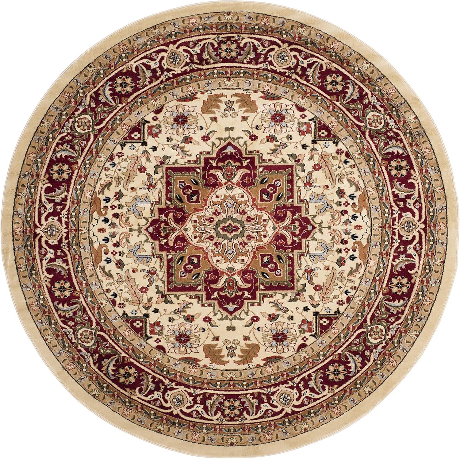 image:imageSAFAVIEH Lyndhurst Collection Area Rug 8 x 11 Ivory amp Red Traditional Oriental Design NonShedding amp Easy Care Ideal for High Traffic Areas in Living Room Bedroom LNH330AIvoryRed