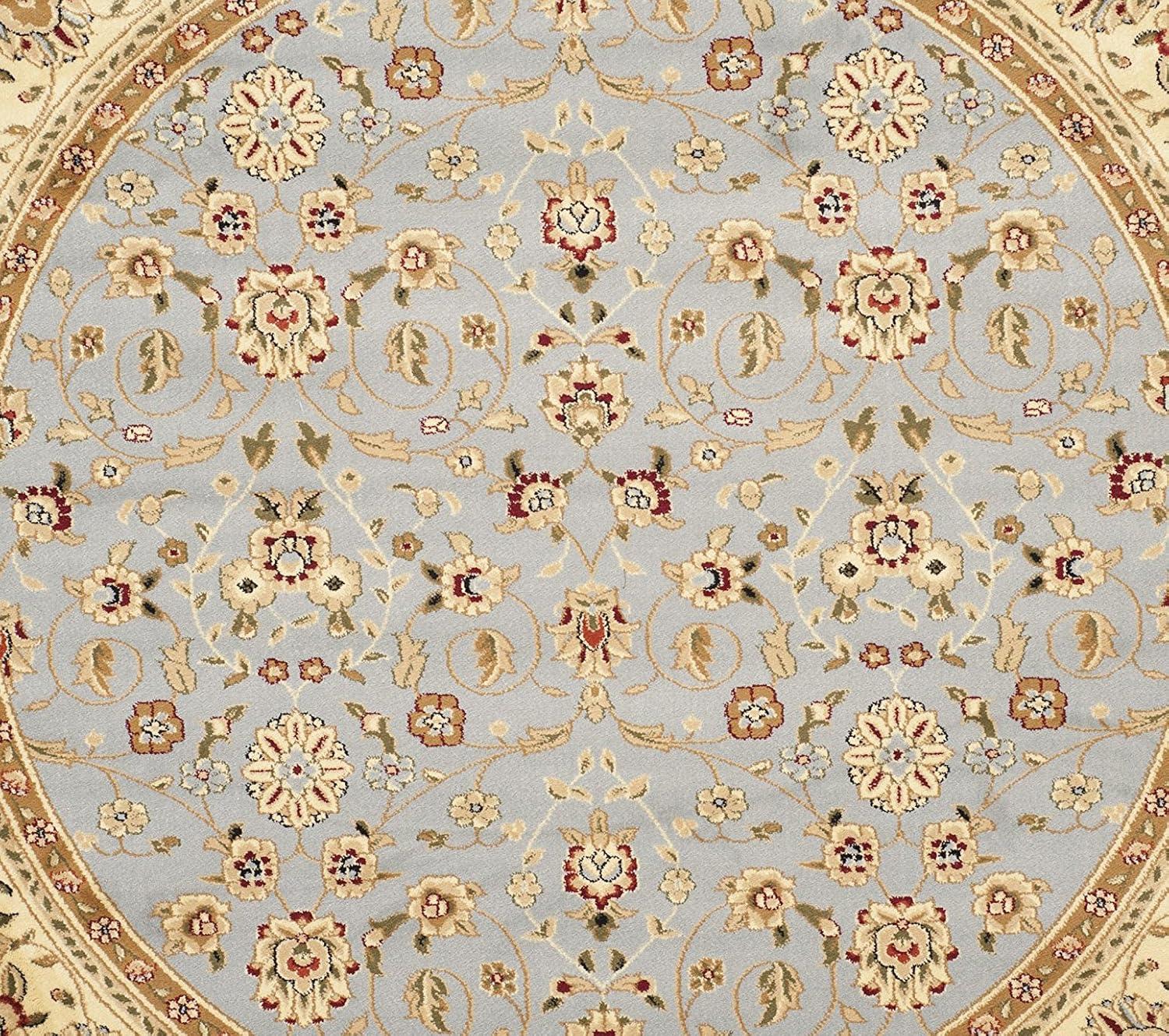 image:imageSAFAVIEH Lyndhurst Collection Area Rug 8 x 11 Red amp Ivory Traditional Oriental Design NonShedding amp Easy Care Ideal for High Traffic Areas in Living Room Bedroom LNH312ALight Blue Ivory