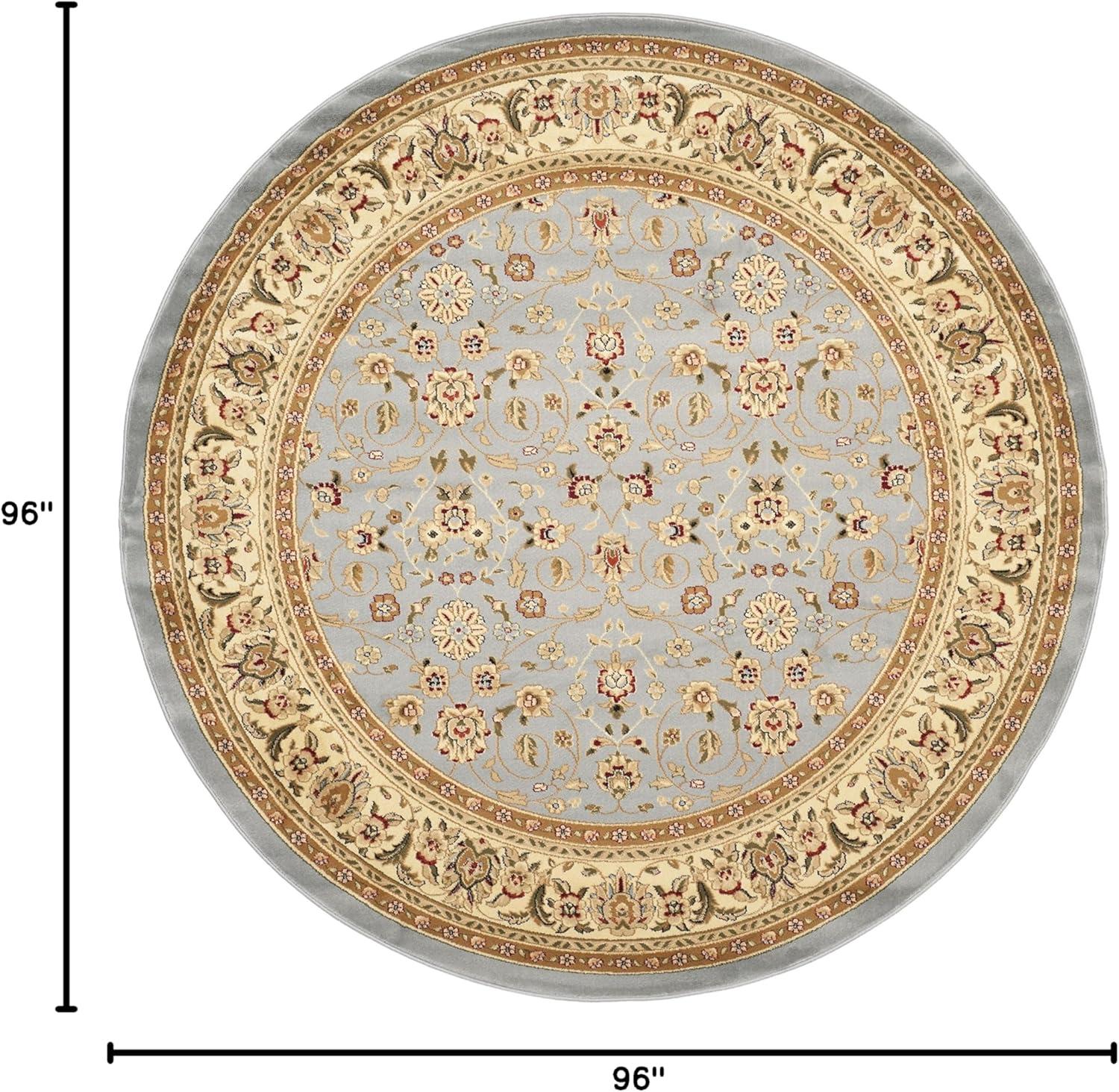 image:imageSAFAVIEH Lyndhurst Collection Area Rug 8 x 11 Red amp Ivory Traditional Oriental Design NonShedding amp Easy Care Ideal for High Traffic Areas in Living Room Bedroom LNH312ALight Blue Ivory