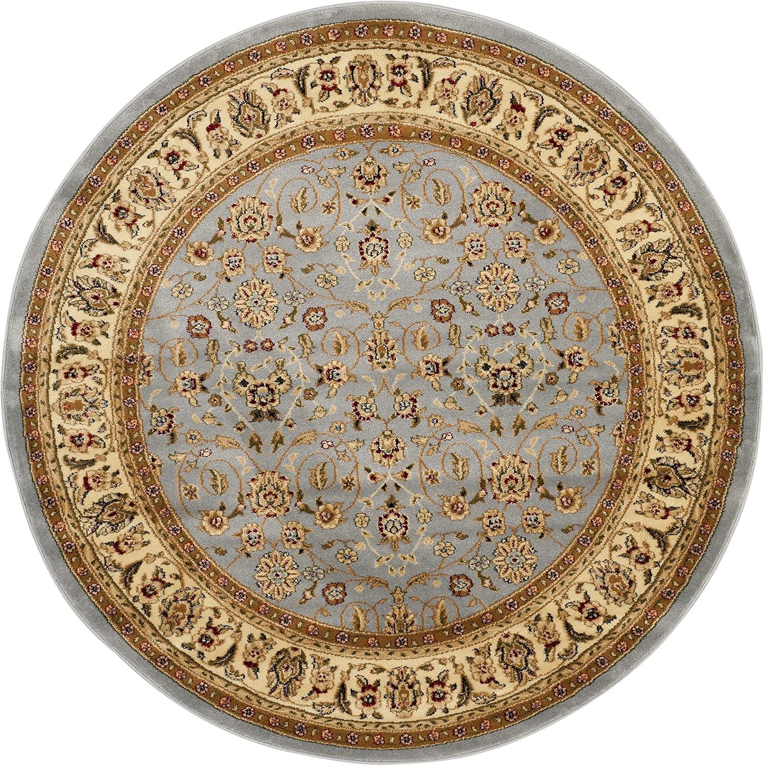 image:imageSAFAVIEH Lyndhurst Collection Area Rug 8 x 11 Red amp Ivory Traditional Oriental Design NonShedding amp Easy Care Ideal for High Traffic Areas in Living Room Bedroom LNH312ALight Blue Ivory