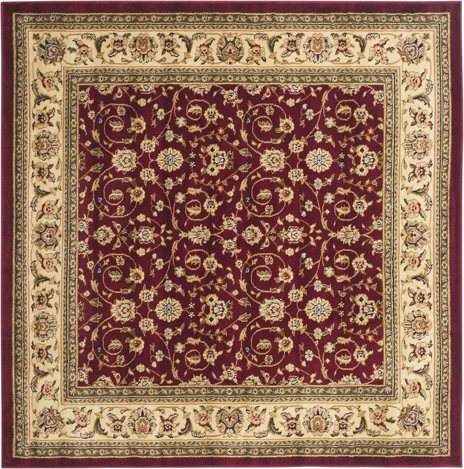 image:imageSAFAVIEH Lyndhurst Collection Area Rug 8 x 11 Red amp Ivory Traditional Oriental Design NonShedding amp Easy Care Ideal for High Traffic Areas in Living Room Bedroom LNH312ARedIvory