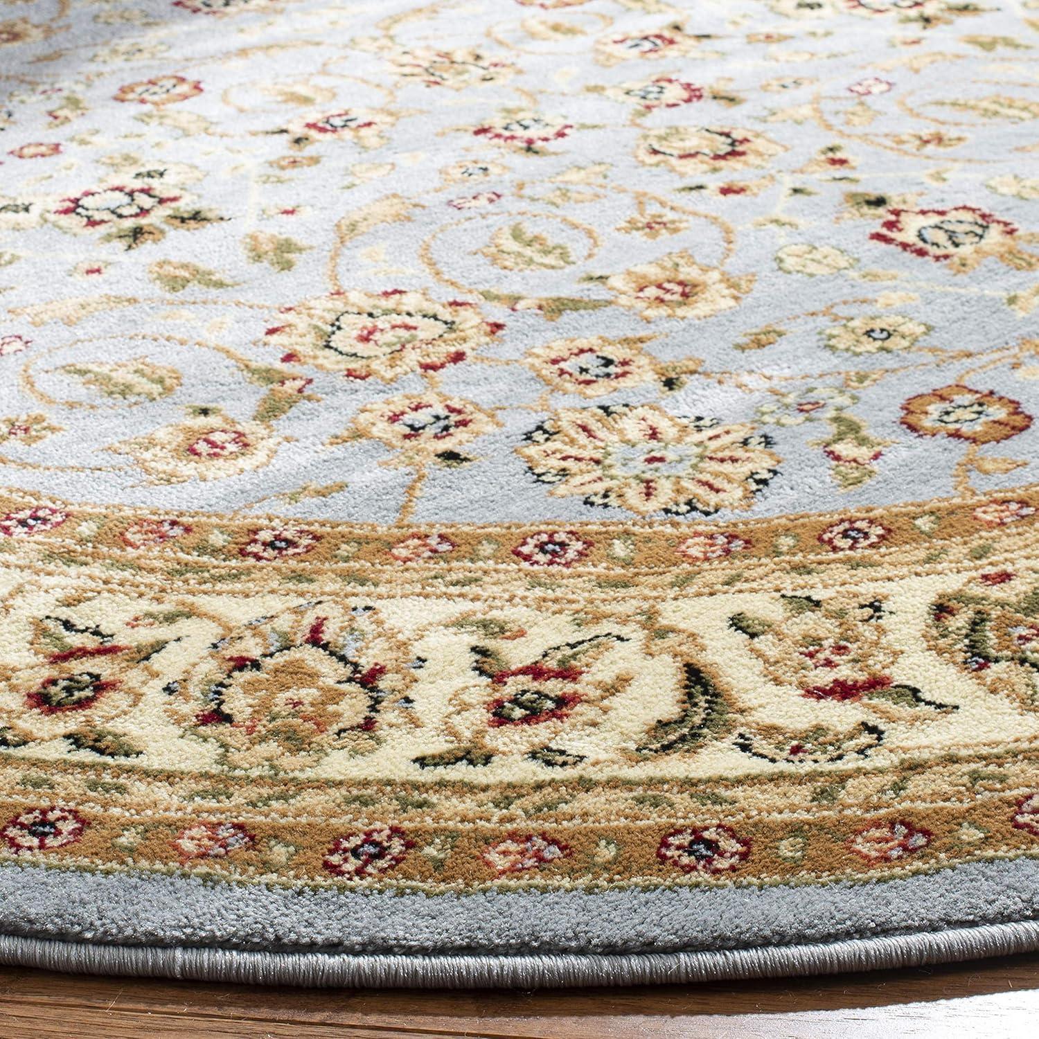 image:imageSAFAVIEH Lyndhurst Collection Area Rug 8 x 11 Red amp Ivory Traditional Oriental Design NonShedding amp Easy Care Ideal for High Traffic Areas in Living Room Bedroom LNH312ALight Blue Ivory