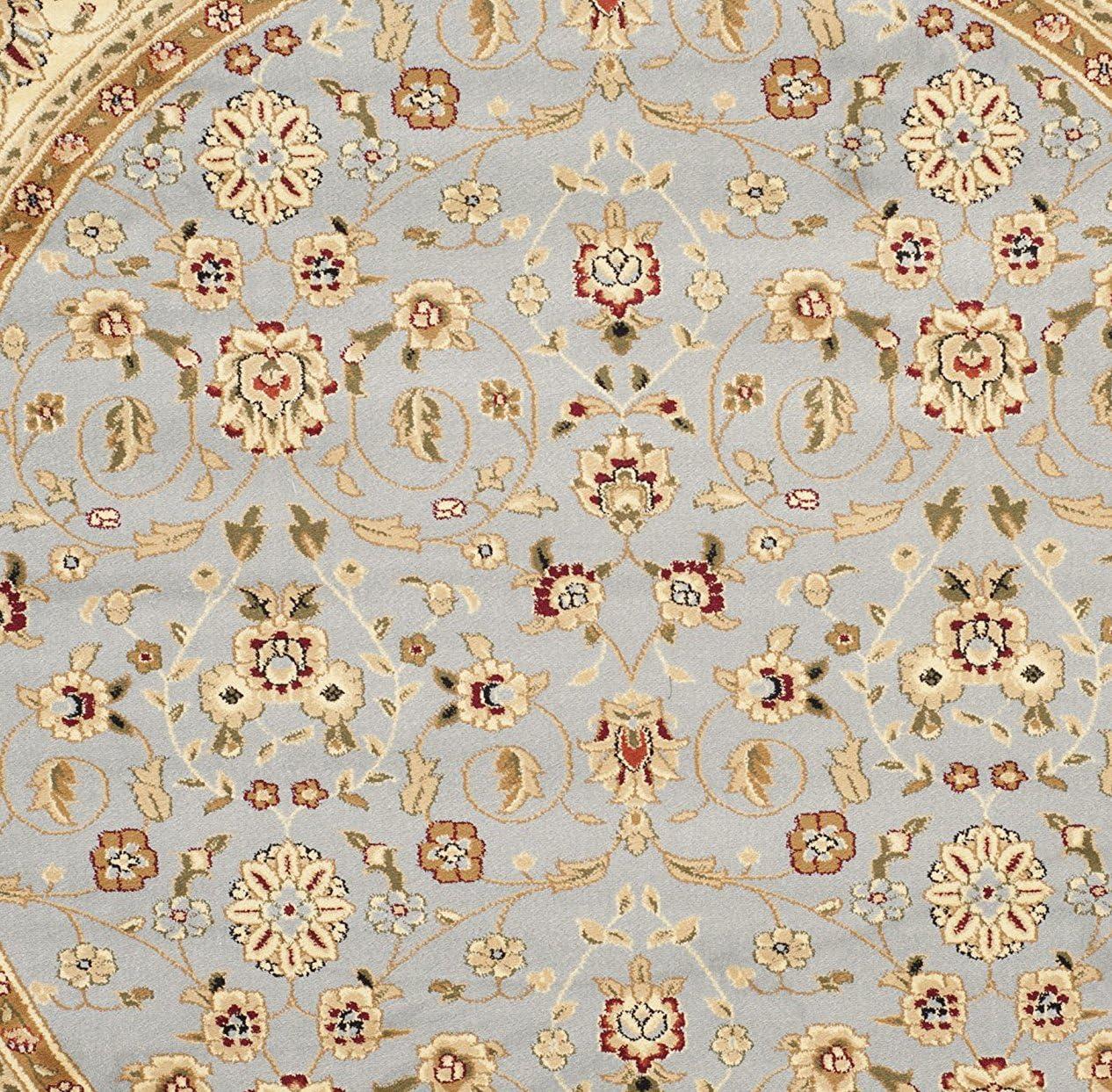 image:imageSAFAVIEH Lyndhurst Collection Area Rug 8 x 11 Red amp Ivory Traditional Oriental Design NonShedding amp Easy Care Ideal for High Traffic Areas in Living Room Bedroom LNH312ALight Blue Ivory