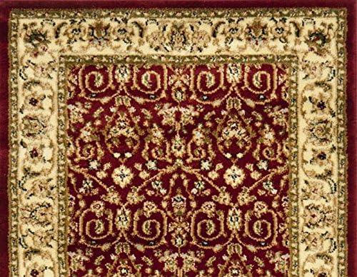 image:imageSAFAVIEH Lyndhurst Collection Area Rug 8 x 11 Red amp Ivory Traditional Oriental Design NonShedding amp Easy Care Ideal for High Traffic Areas in Living Room Bedroom LNH312ARedIvory