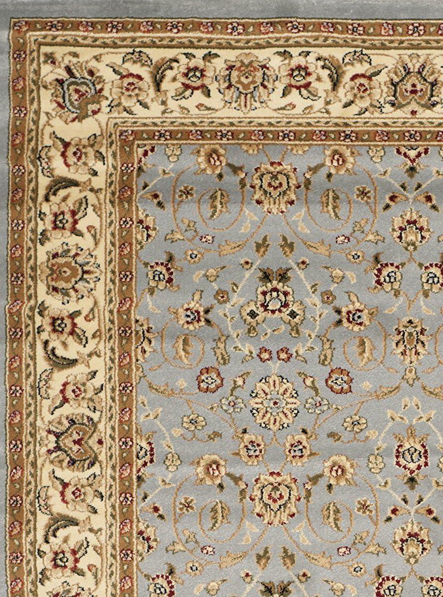 image:imageSAFAVIEH Lyndhurst Collection Area Rug 8 x 11 Red amp Ivory Traditional Oriental Design NonShedding amp Easy Care Ideal for High Traffic Areas in Living Room Bedroom LNH312ALight Blue Ivory