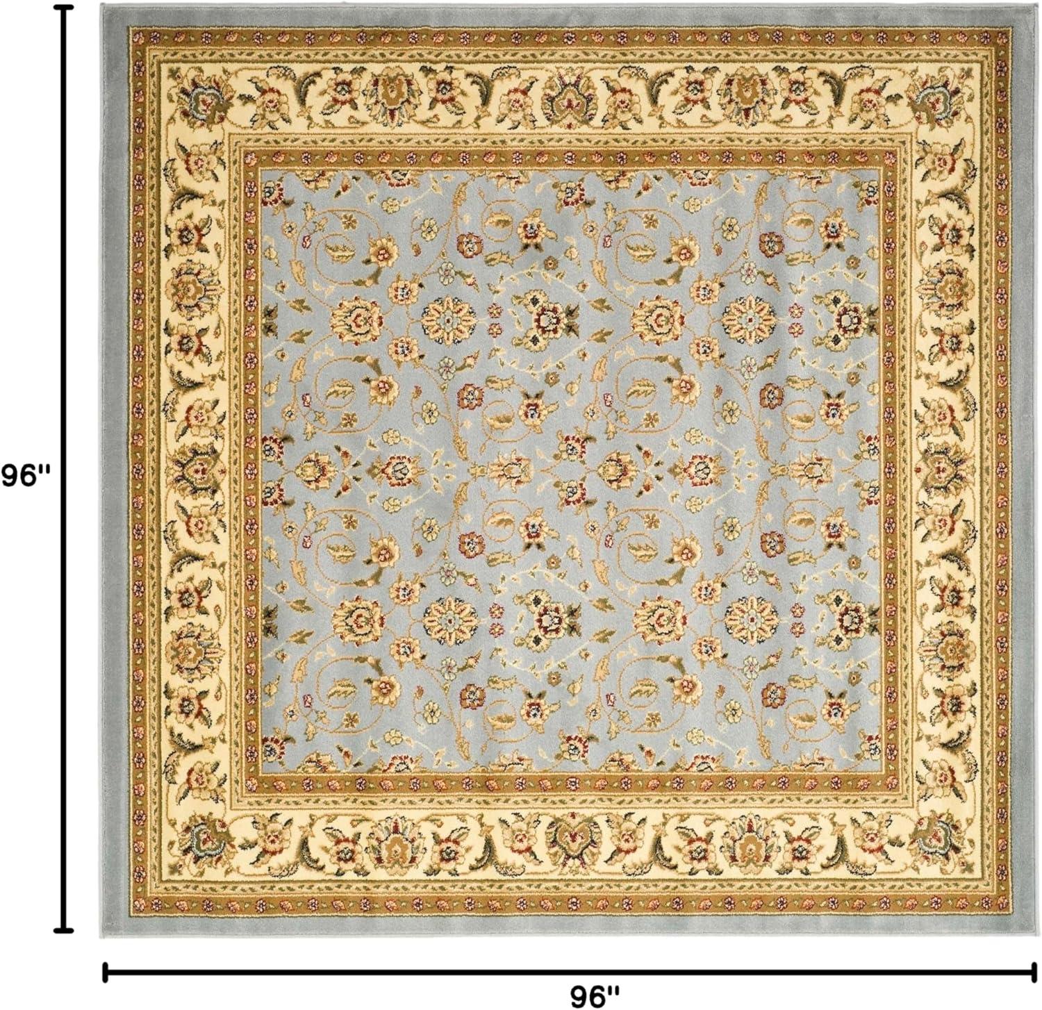 image:imageSAFAVIEH Lyndhurst Collection Area Rug 8 x 11 Red amp Ivory Traditional Oriental Design NonShedding amp Easy Care Ideal for High Traffic Areas in Living Room Bedroom LNH312ALight Blue Ivory