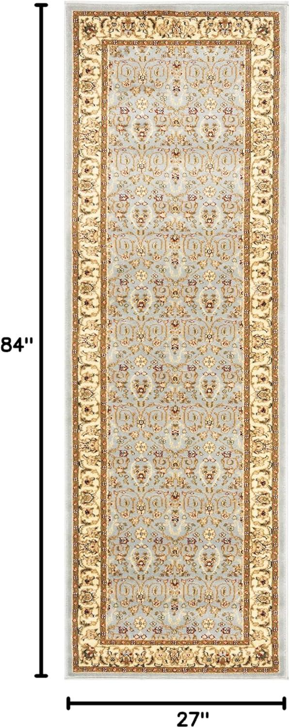 image:imageSAFAVIEH Lyndhurst Collection Area Rug 8 x 11 Red amp Ivory Traditional Oriental Design NonShedding amp Easy Care Ideal for High Traffic Areas in Living Room Bedroom LNH312ALight Blue Ivory