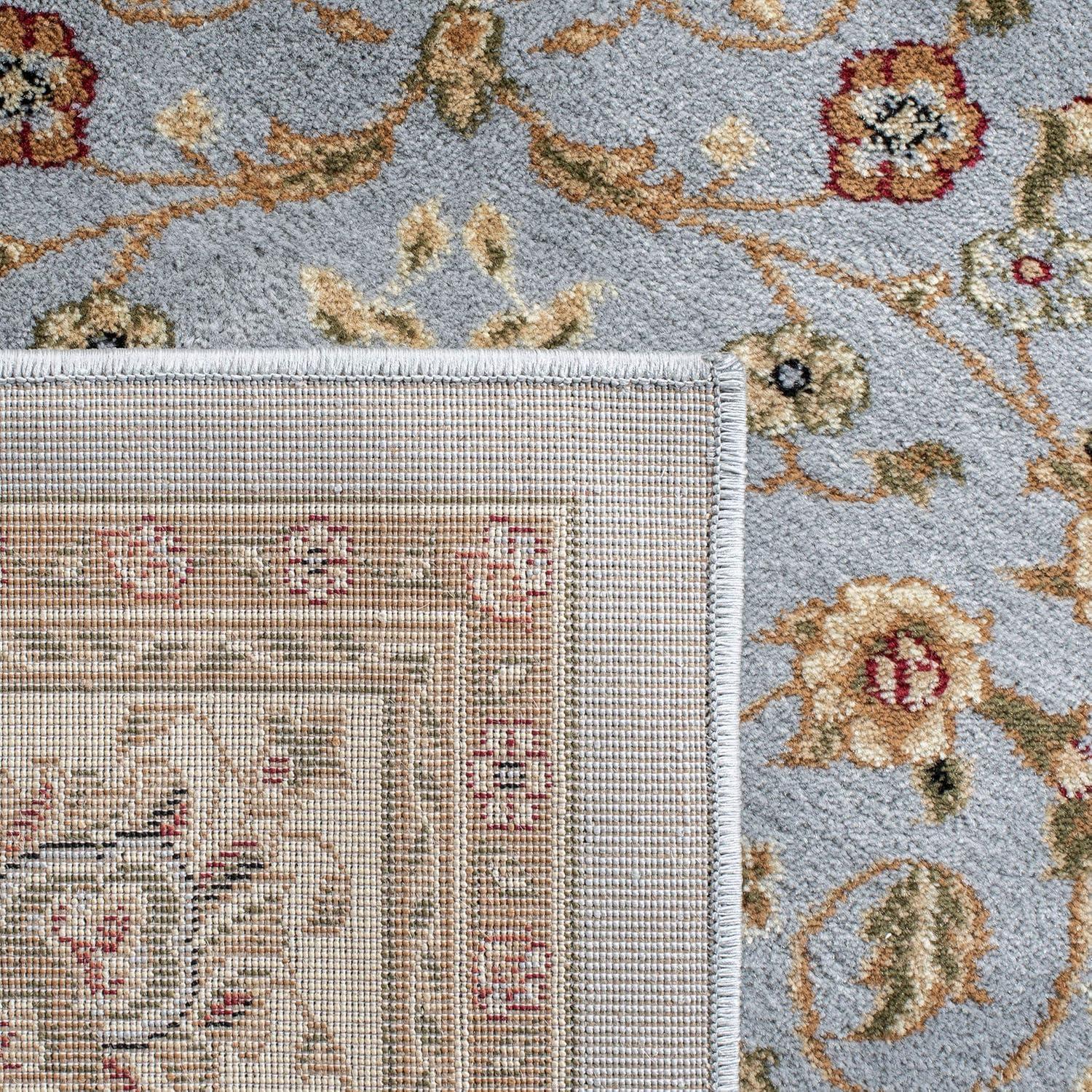 image:imageSAFAVIEH Lyndhurst Collection Area Rug 8 x 11 Red amp Ivory Traditional Oriental Design NonShedding amp Easy Care Ideal for High Traffic Areas in Living Room Bedroom LNH312ALight Blue Ivory