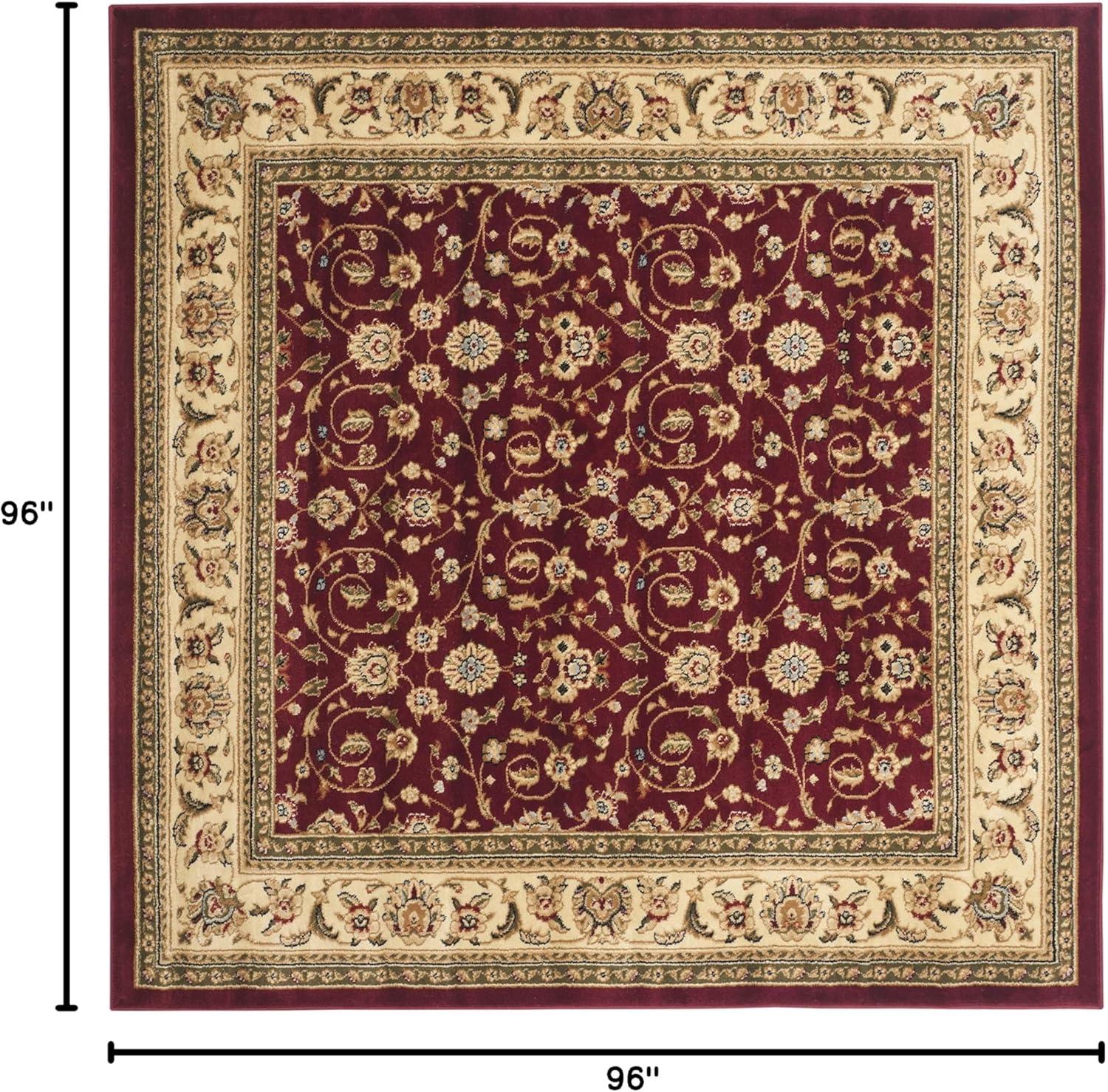 image:imageSAFAVIEH Lyndhurst Collection Area Rug 8 x 11 Red amp Ivory Traditional Oriental Design NonShedding amp Easy Care Ideal for High Traffic Areas in Living Room Bedroom LNH312ARedIvory