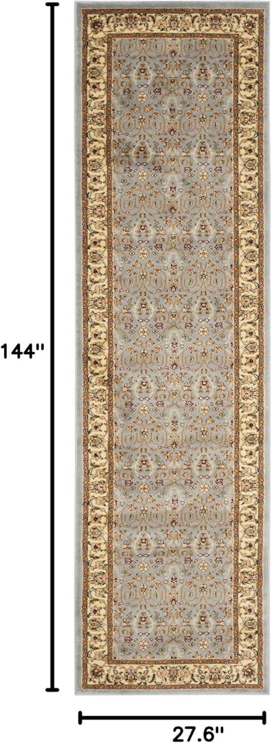 image:imageSAFAVIEH Lyndhurst Collection Area Rug 8 x 11 Red amp Ivory Traditional Oriental Design NonShedding amp Easy Care Ideal for High Traffic Areas in Living Room Bedroom LNH312ALight Blue Ivory