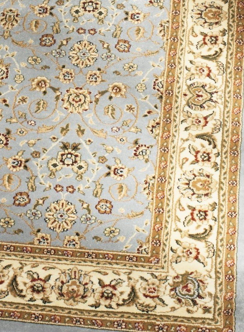 image:imageSAFAVIEH Lyndhurst Collection Area Rug 8 x 11 Red amp Ivory Traditional Oriental Design NonShedding amp Easy Care Ideal for High Traffic Areas in Living Room Bedroom LNH312ALight Blue Ivory