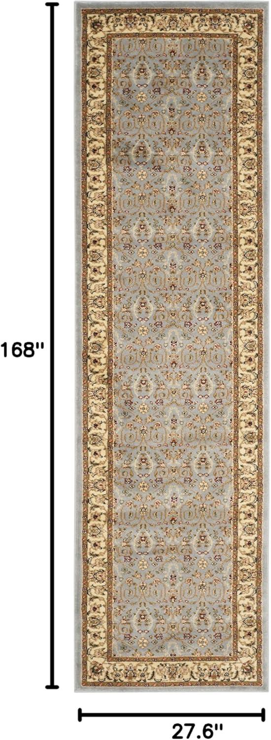 image:imageSAFAVIEH Lyndhurst Collection Area Rug 8 x 11 Red amp Ivory Traditional Oriental Design NonShedding amp Easy Care Ideal for High Traffic Areas in Living Room Bedroom LNH312ALight Blue Ivory