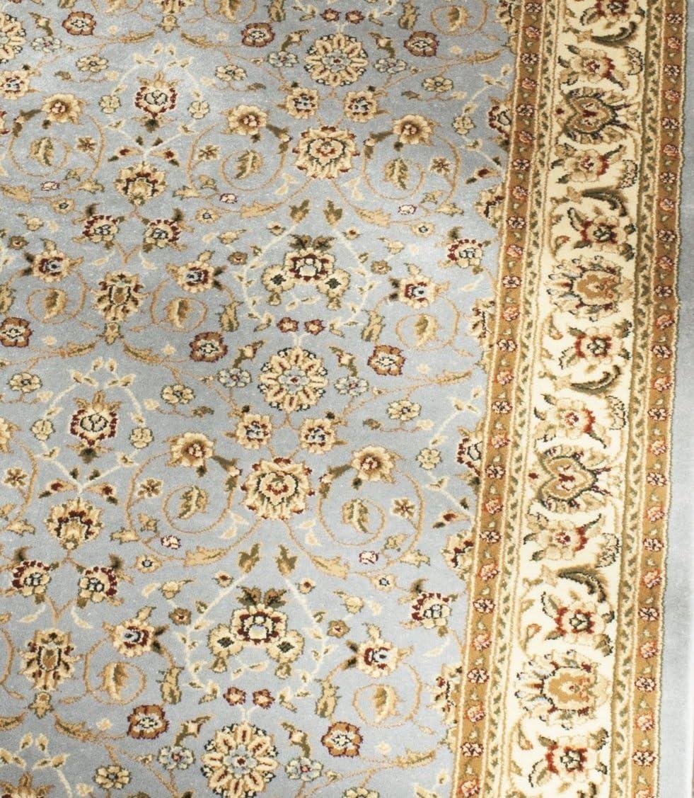image:imageSAFAVIEH Lyndhurst Collection Area Rug 8 x 11 Red amp Ivory Traditional Oriental Design NonShedding amp Easy Care Ideal for High Traffic Areas in Living Room Bedroom LNH312ALight Blue Ivory