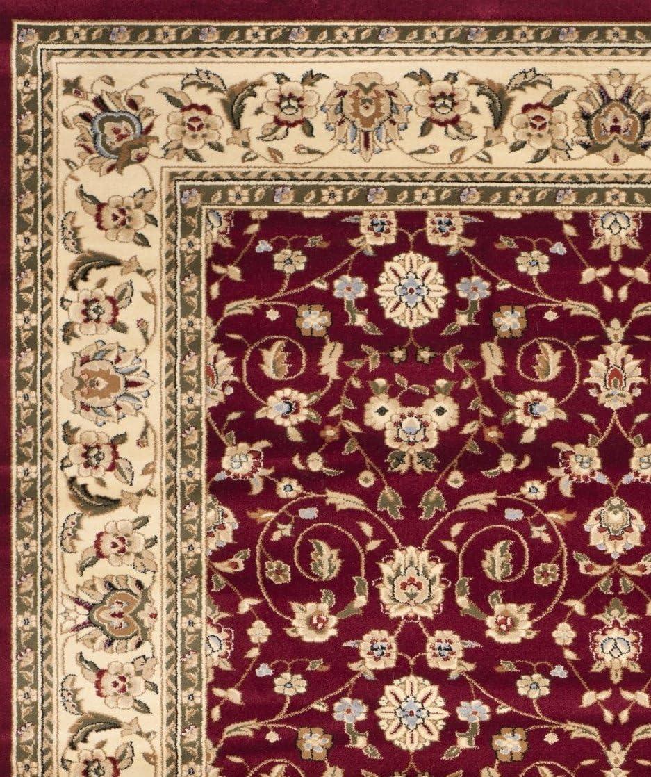 image:imageSAFAVIEH Lyndhurst Collection Area Rug 8 x 11 Red amp Ivory Traditional Oriental Design NonShedding amp Easy Care Ideal for High Traffic Areas in Living Room Bedroom LNH312ARedIvory