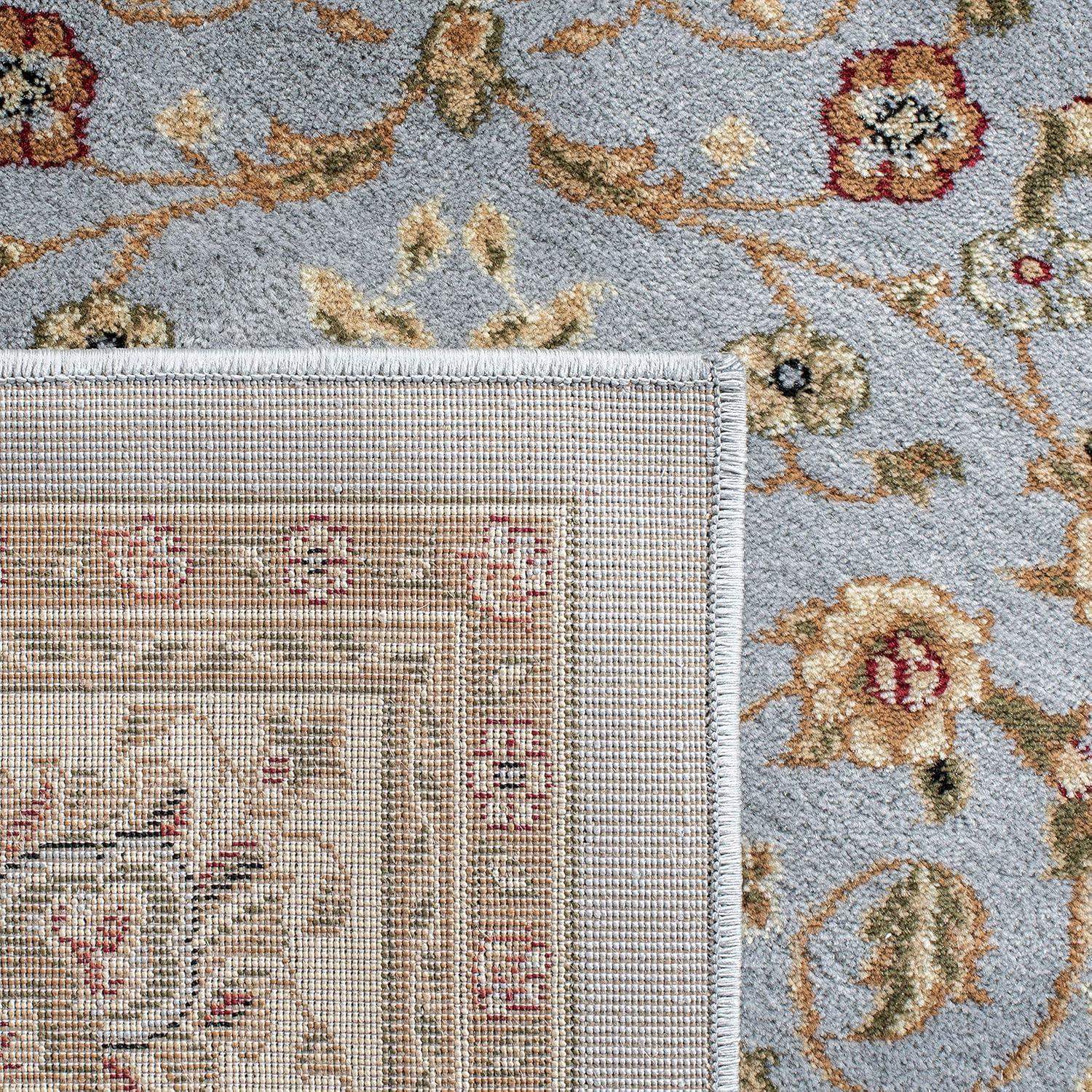 image:imageSAFAVIEH Lyndhurst Collection Area Rug 8 x 11 Red amp Ivory Traditional Oriental Design NonShedding amp Easy Care Ideal for High Traffic Areas in Living Room Bedroom LNH312ALight Blue Ivory