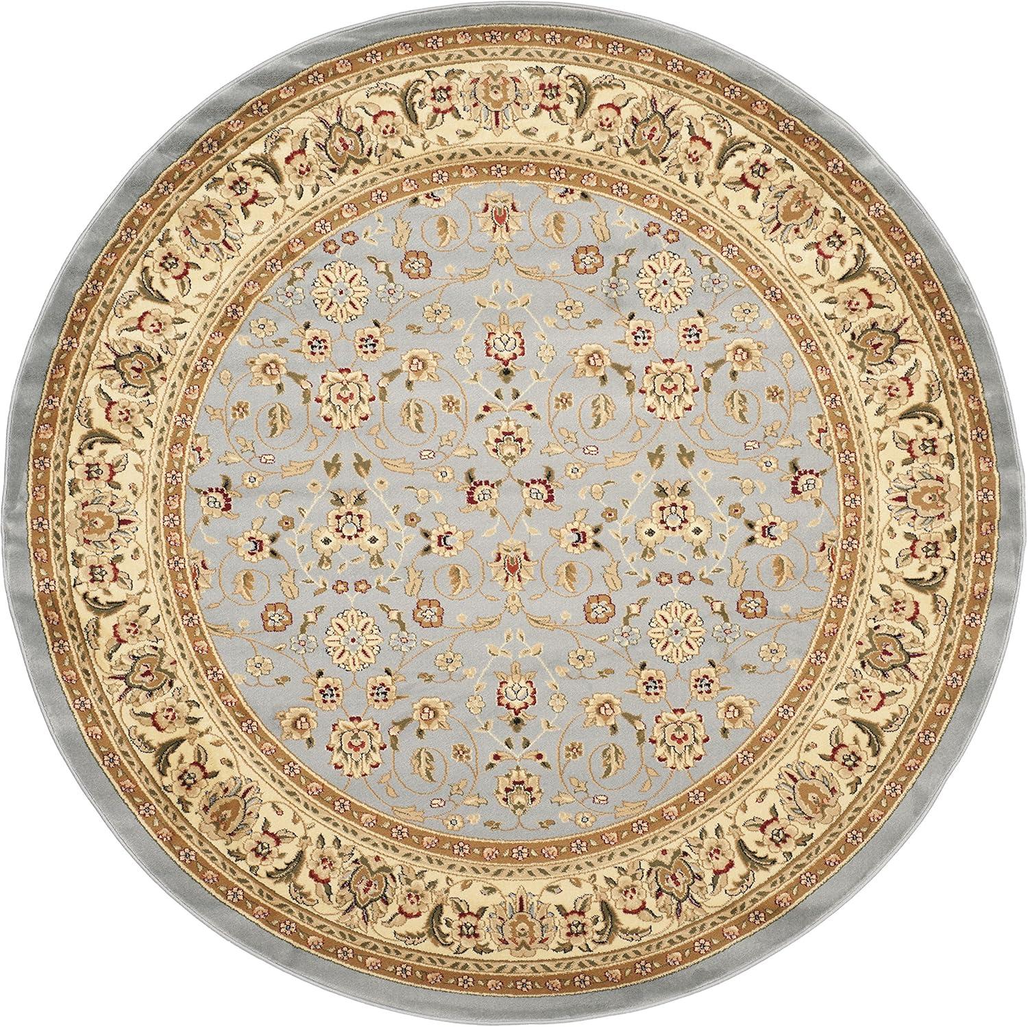image:imageSAFAVIEH Lyndhurst Collection Area Rug 8 x 11 Red amp Ivory Traditional Oriental Design NonShedding amp Easy Care Ideal for High Traffic Areas in Living Room Bedroom LNH312ALight Blue Ivory