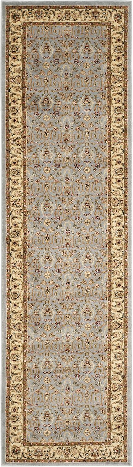 image:imageSAFAVIEH Lyndhurst Collection Area Rug 8 x 11 Red amp Ivory Traditional Oriental Design NonShedding amp Easy Care Ideal for High Traffic Areas in Living Room Bedroom LNH312ALight Blue Ivory