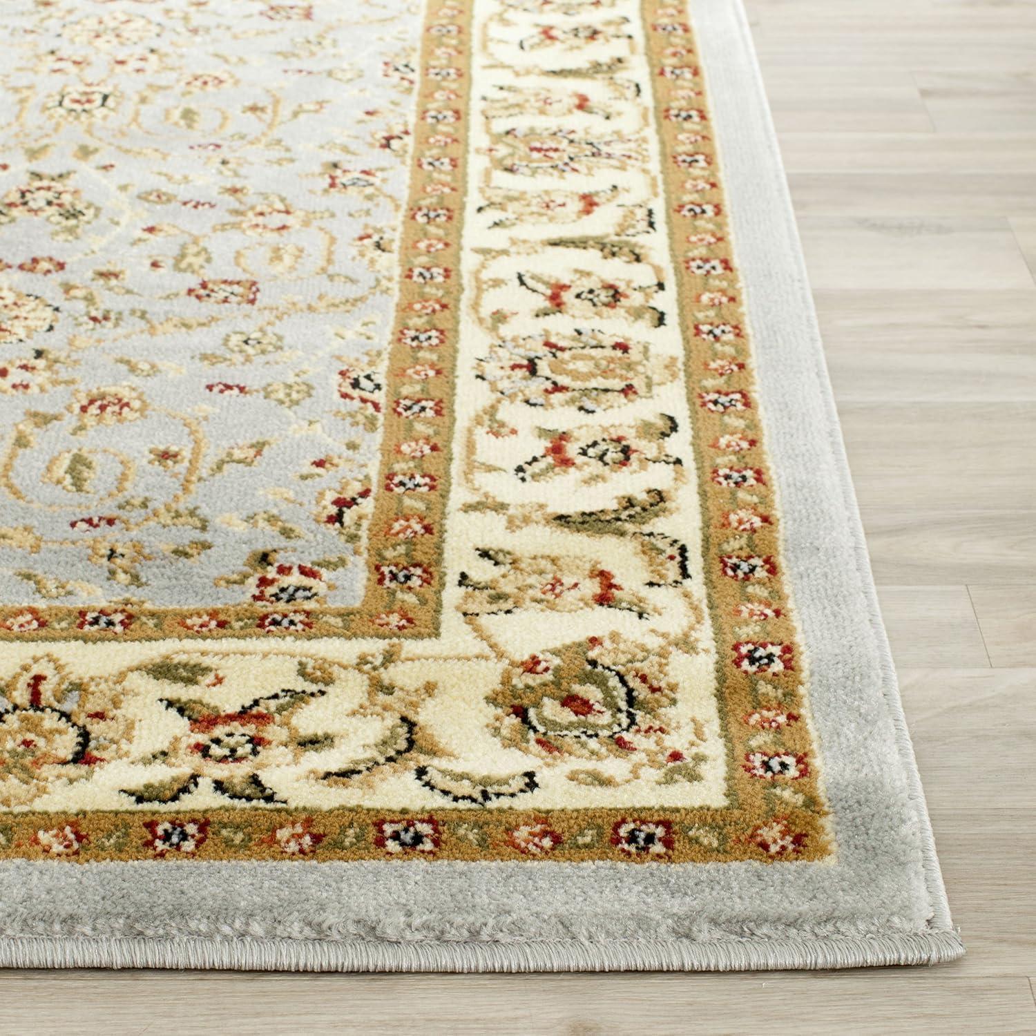image:imageSAFAVIEH Lyndhurst Collection Area Rug 8 x 11 Red amp Ivory Traditional Oriental Design NonShedding amp Easy Care Ideal for High Traffic Areas in Living Room Bedroom LNH312ALight Blue Ivory
