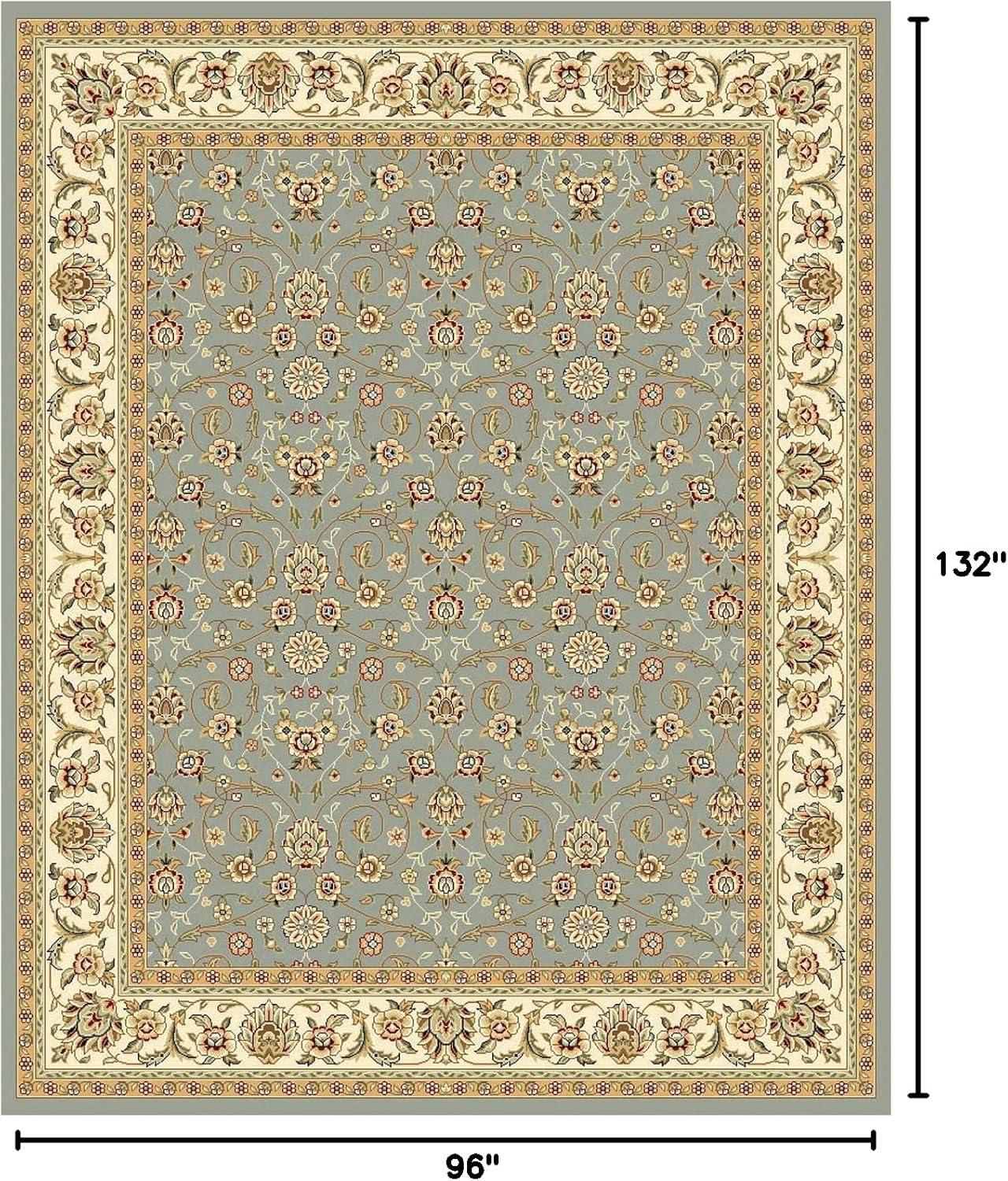 image:imageSAFAVIEH Lyndhurst Collection Area Rug 8 x 11 Red amp Ivory Traditional Oriental Design NonShedding amp Easy Care Ideal for High Traffic Areas in Living Room Bedroom LNH312ALight Blue Ivory