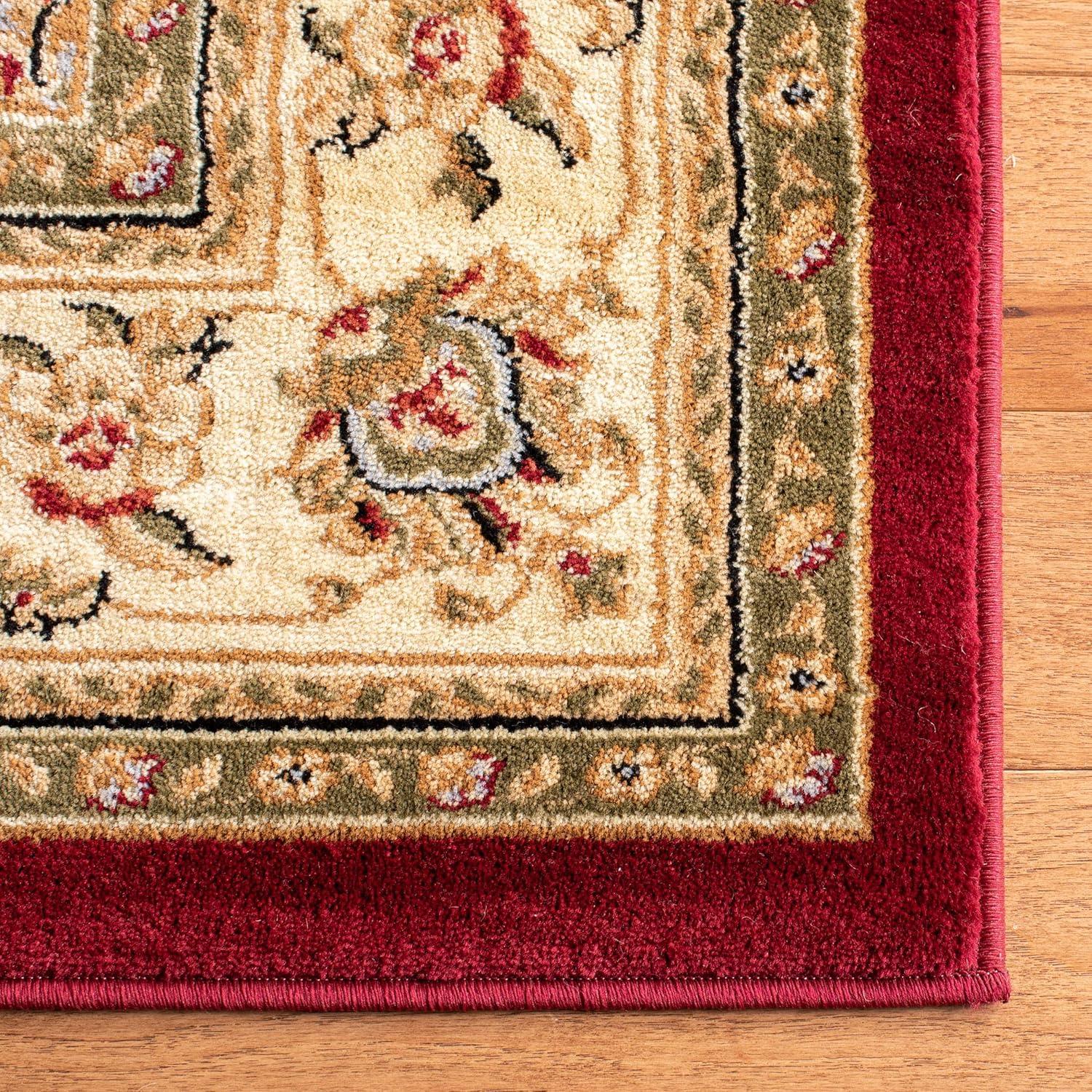 image:imageSAFAVIEH Lyndhurst Collection Area Rug 8 x 11 Red amp Ivory Traditional Oriental Design NonShedding amp Easy Care Ideal for High Traffic Areas in Living Room Bedroom LNH312ARedIvory