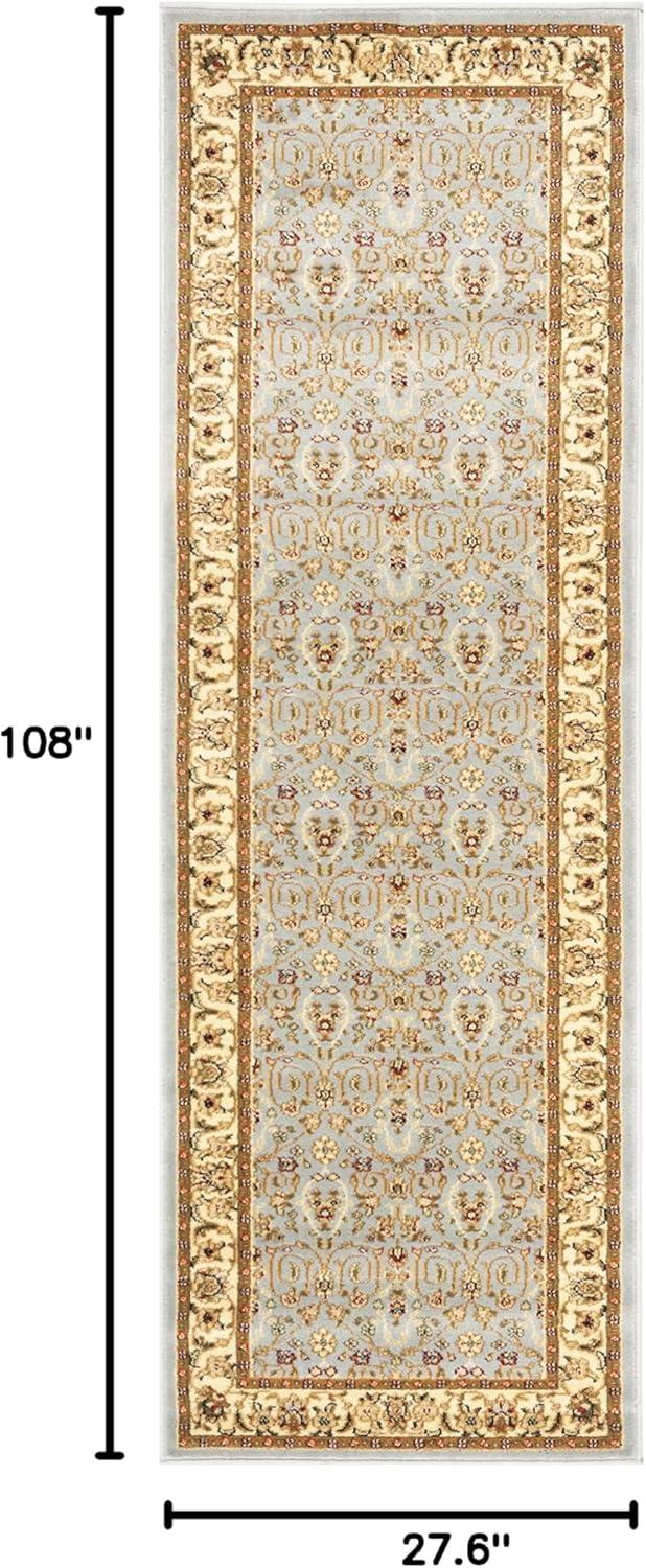 image:imageSAFAVIEH Lyndhurst Collection Area Rug 8 x 11 Red amp Ivory Traditional Oriental Design NonShedding amp Easy Care Ideal for High Traffic Areas in Living Room Bedroom LNH312ALight Blue Ivory