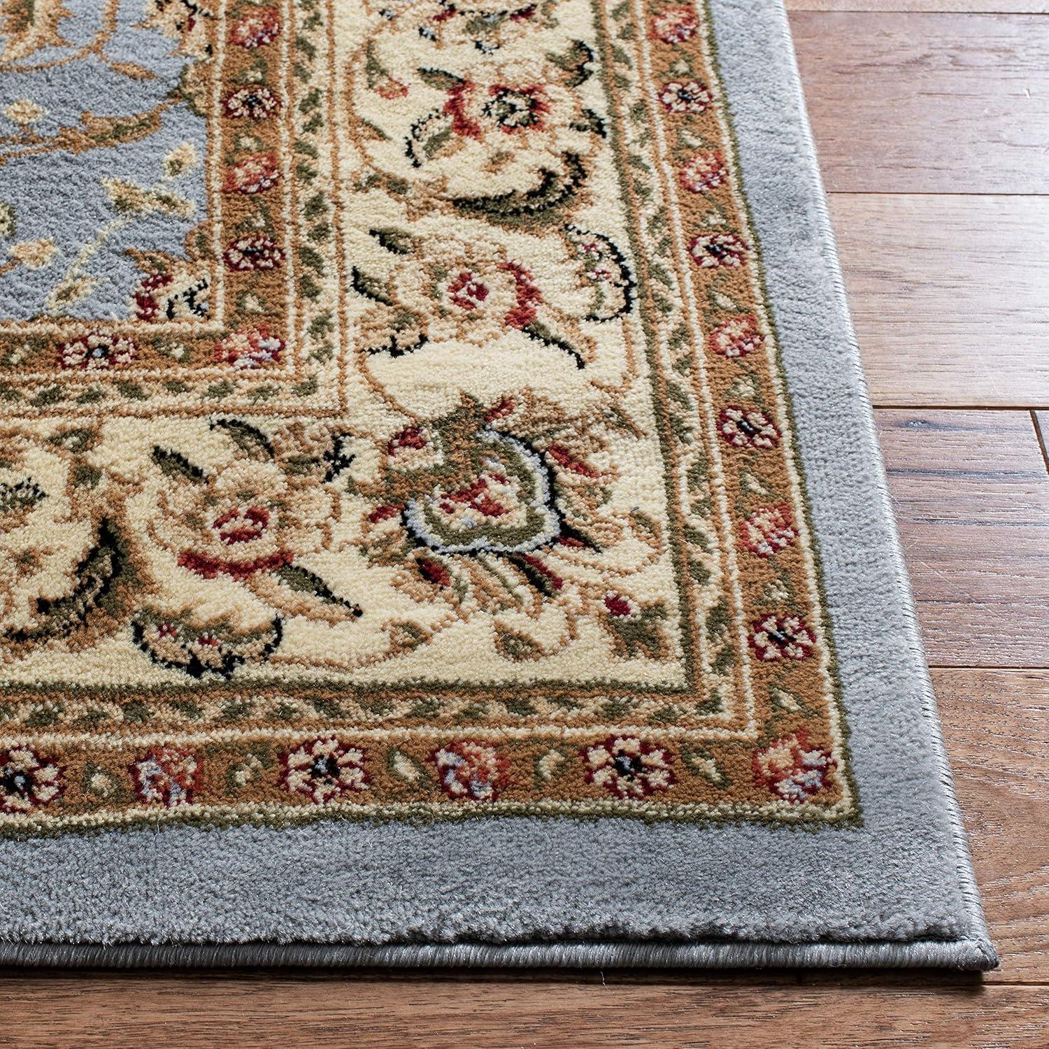 image:imageSAFAVIEH Lyndhurst Collection Area Rug 8 x 11 Red amp Ivory Traditional Oriental Design NonShedding amp Easy Care Ideal for High Traffic Areas in Living Room Bedroom LNH312ALight Blue Ivory