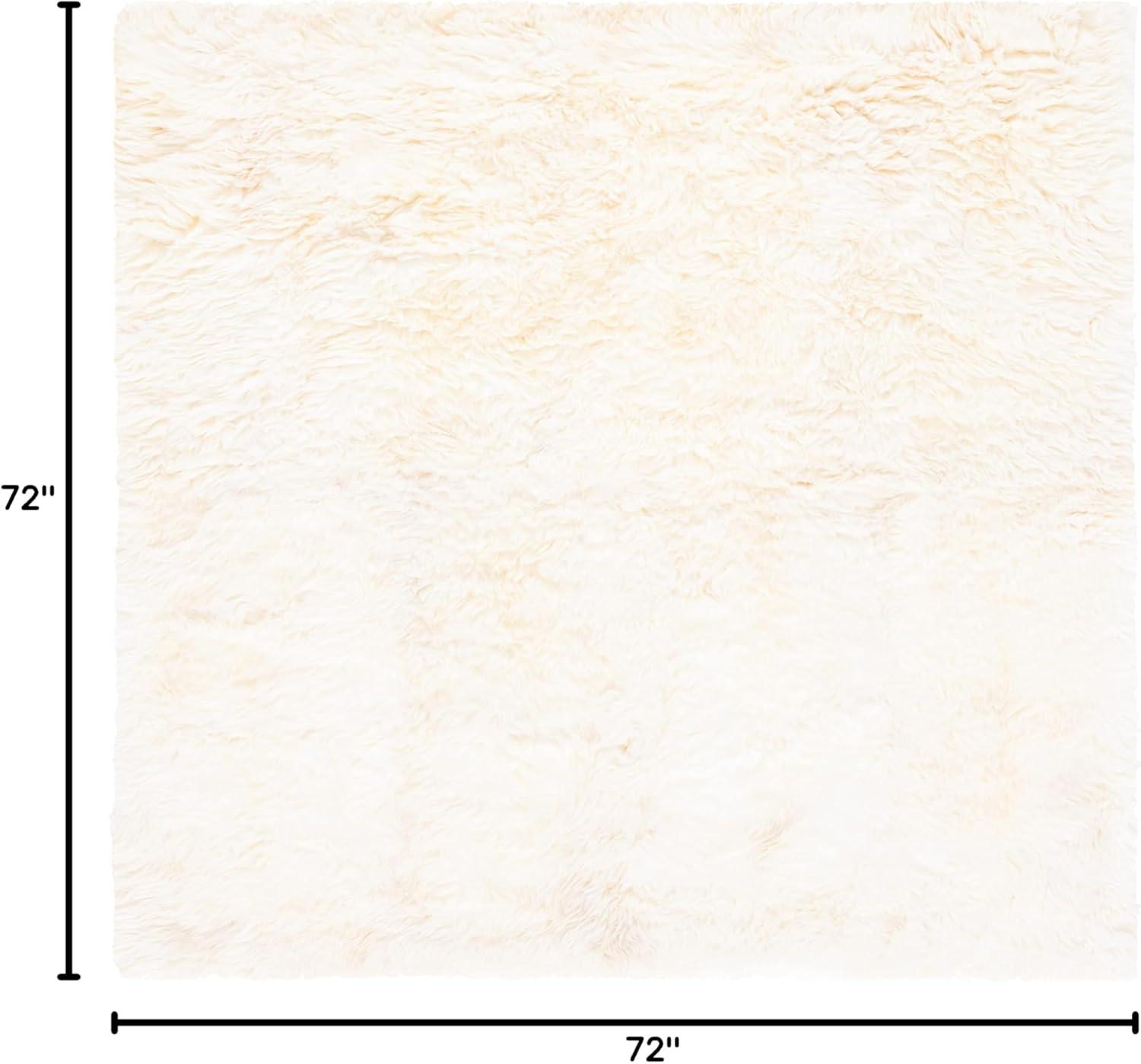 image:imageSAFAVIEH Sheep Skin Collection Accent Rug 4 x 6 Natural amp White Handmade Rustic Glam Genuine Pelt 34inch Thick Ideal for High Traffic Areas in Entryway Living Room Bedroom SHS211ANaturalWhite