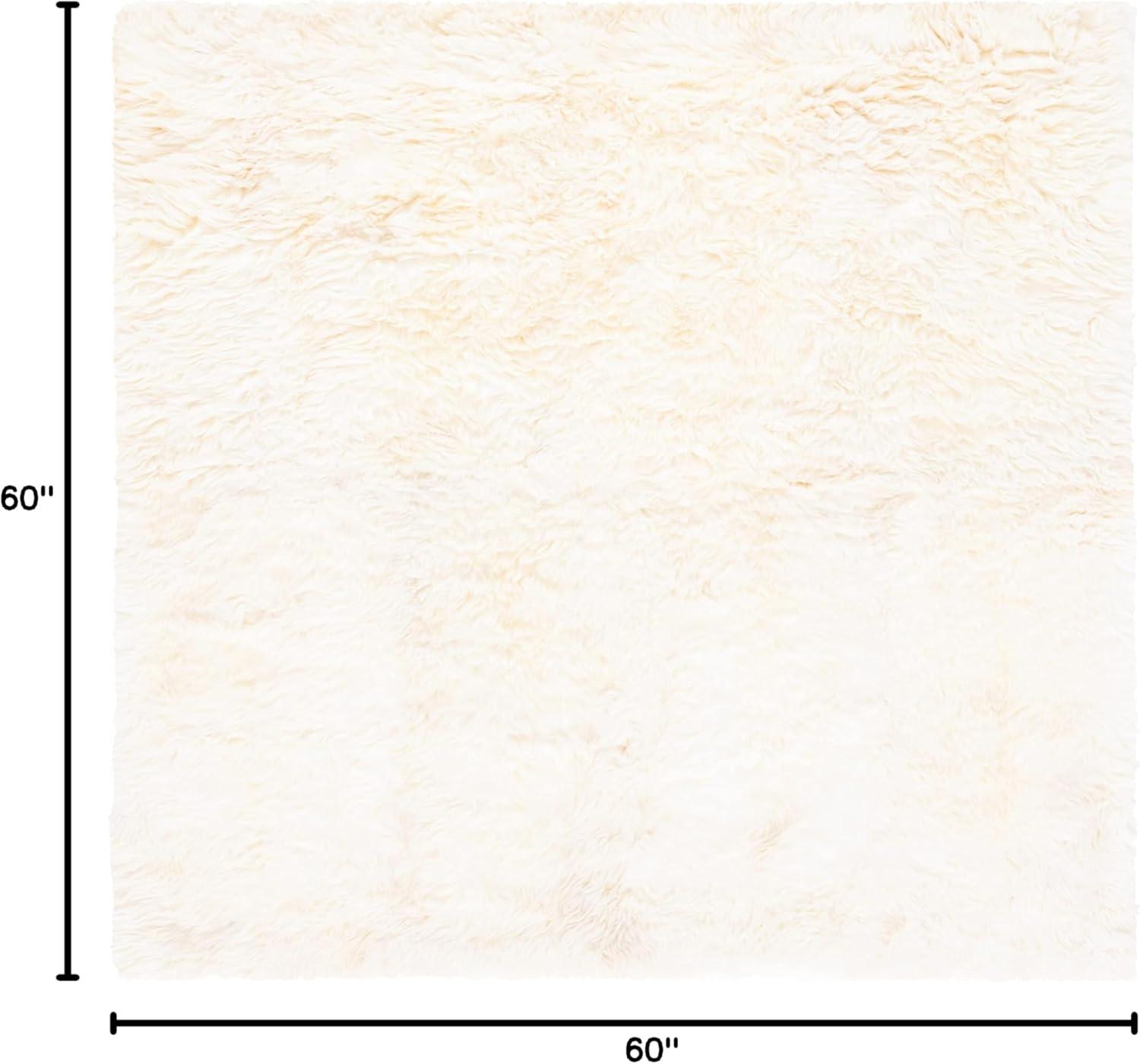 image:imageSAFAVIEH Sheep Skin Collection Accent Rug 4 x 6 Natural amp White Handmade Rustic Glam Genuine Pelt 34inch Thick Ideal for High Traffic Areas in Entryway Living Room Bedroom SHS211ANaturalWhite