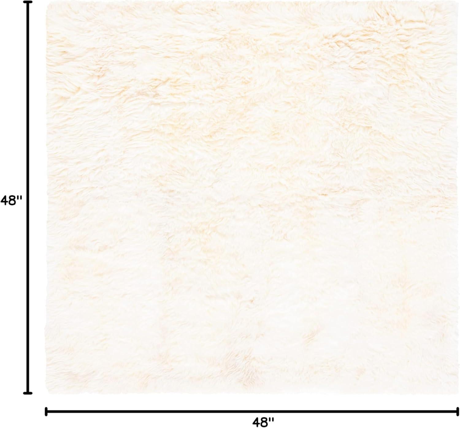 image:imageSAFAVIEH Sheep Skin Collection Accent Rug 4 x 6 Natural amp White Handmade Rustic Glam Genuine Pelt 34inch Thick Ideal for High Traffic Areas in Entryway Living Room Bedroom SHS211ANaturalWhite