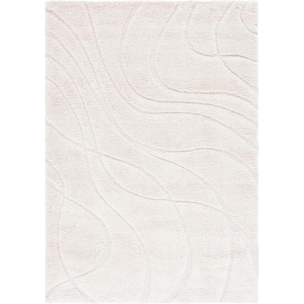image:imageSAFAVIEH Area Rug 8x10 Florida Shag Collection Large Grey amp Grey NonShedding amp Easy Cleaning Plush Thick Pile Ideal for Living Room Bedroom Dining Space SG471080Creme