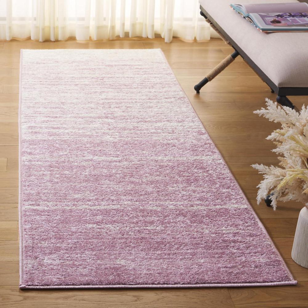 image:imageSAFAVIEH Area Rug 9x12 Adirondack Collection Large Navy amp Grey Modern Ombre Design Non Shedding amp Easy to Clean Ideal for Living Room Bedroom Office Dining Space ADR113ECreamPurple