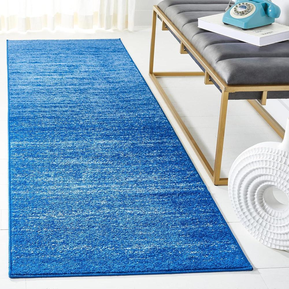 image:imageSAFAVIEH Area Rug 9x12 Adirondack Collection Large Navy amp Grey Modern Ombre Design Non Shedding amp Easy to Clean Ideal for Living Room Bedroom Office Dining Space ADR113ELight BlueDark Blue