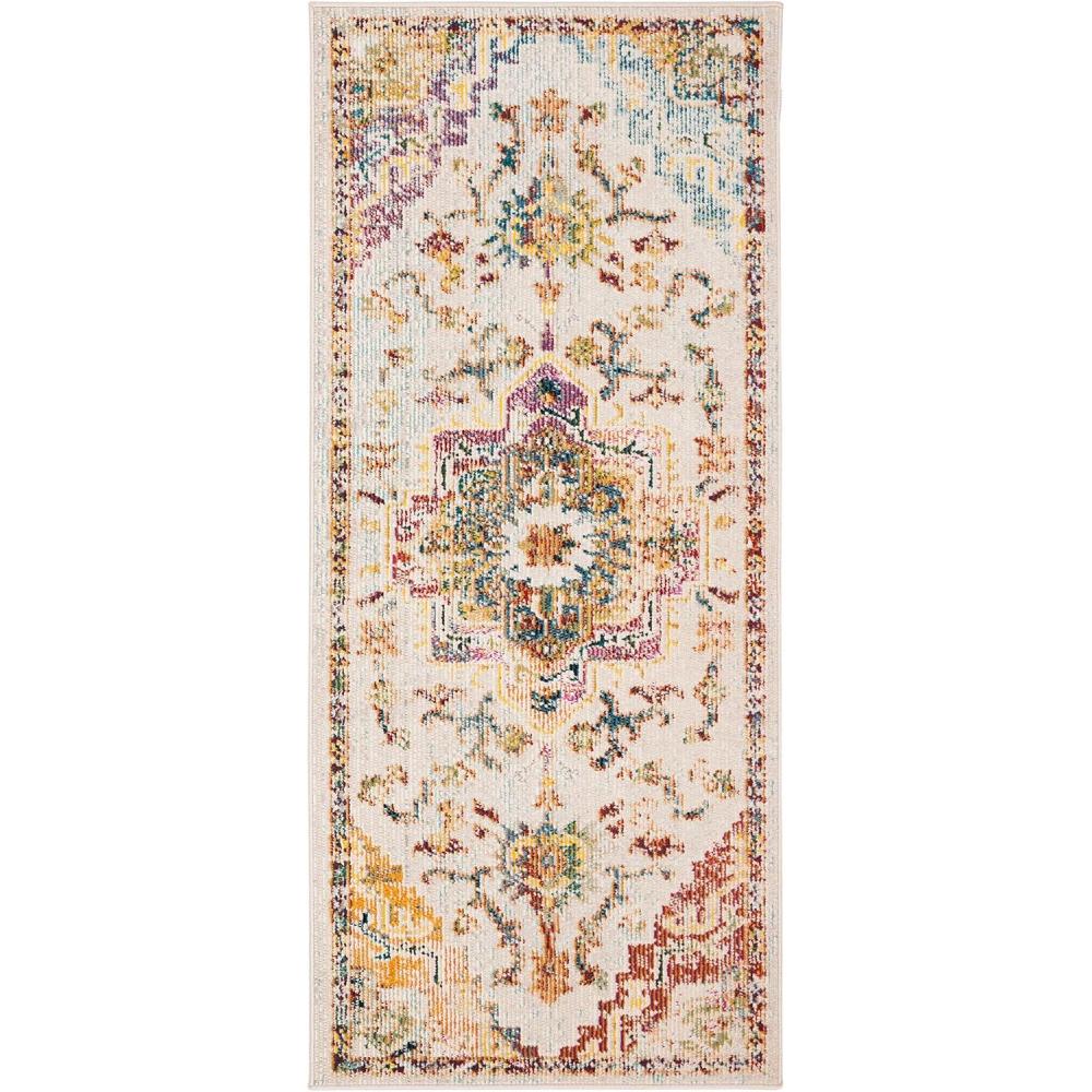 image:imageSAFAVIEH Crystal Collection Area Rug 8 x 10 Teal amp Rose Medallion Distressed Design NonShedding amp Easy Care Ideal for High Traffic Areas in Living Room Bedroom CRS501TLight BlueGrey