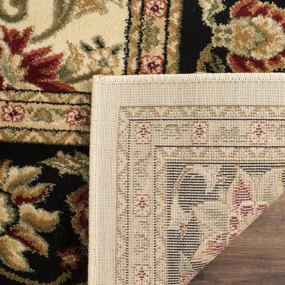 image:imageSAFAVIEH Lyndhurst Collection Area Rug  8 x 11 Black amp Red Traditional Oriental Design NonShedding amp Easy Care Ideal for High Traffic Areas in Living Room Bedroom LNH212GIvoryBlack