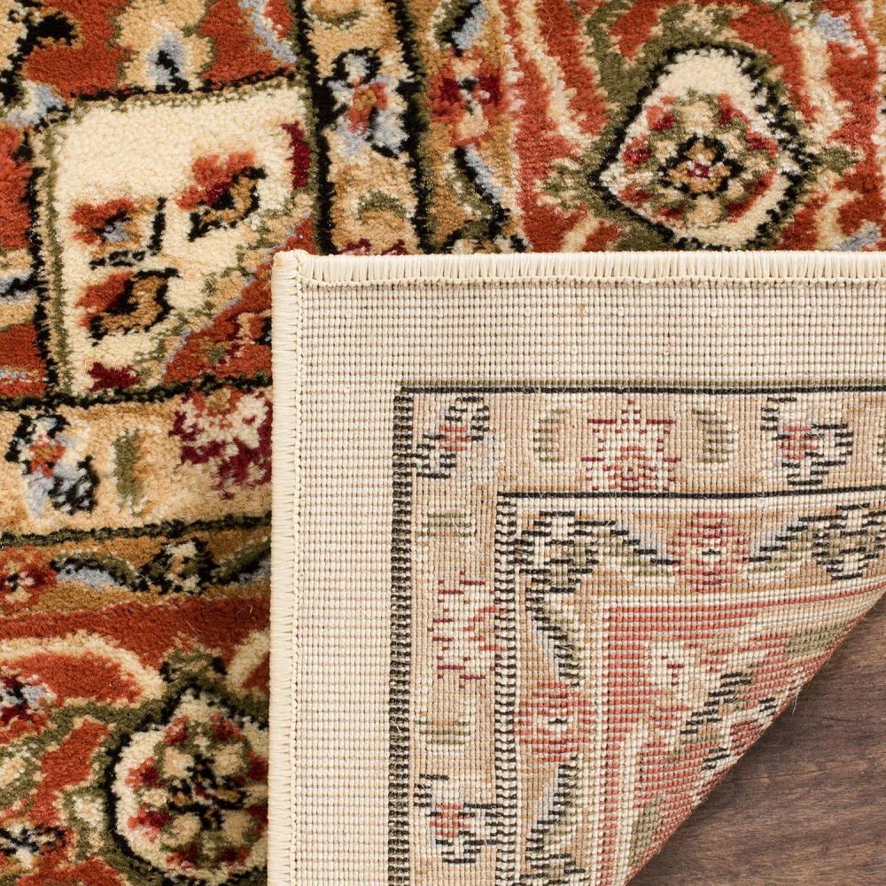image:imageSAFAVIEH Lyndhurst Collection Area Rug 8 x 11 Ivory amp Red Traditional Oriental Design NonShedding amp Easy Care Ideal for High Traffic Areas in Living Room Bedroom LNH330AIvoryRust