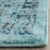 SAFAVIEH Area Rug 8×10 – Evoke Collection – Large – Ivory & Blue, Shabby Chic Oriental Medallion Design, Non-Shedding & Easy to Clean, Ideal for Living Room, Bedroom, Dining Space (EVK220C)(Light Blue)
