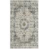 SAFAVIEH Area Rug 8×10 – Evoke Collection – Large – Ivory & Blue, Shabby Chic Oriental Medallion Design, Non-Shedding & Easy to Clean, Ideal for Living Room, Bedroom, Dining Space (EVK220C)(Grey/Gold)