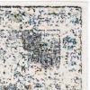 SAFAVIEH Area Rug 8×10 – Evoke Collection – Large – Ivory & Blue, Shabby Chic Oriental Medallion Design, Non-Shedding & Easy to Clean, Ideal for Living Room, Bedroom, Dining Space (EVK220C)(Grey/Gold)