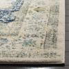 SAFAVIEH Area Rug 8×10 – Evoke Collection – Large – Ivory & Blue, Shabby Chic Oriental Medallion Design, Non-Shedding & Easy to Clean, Ideal for Living Room, Bedroom, Dining Space (EVK220C)(Ivory/Blue)