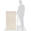 SAFAVIEH Area Rug 8×10 – Florida Shag Collection – Large – Cream & Blue, Scroll Design, Non-Shedding & Easy to Clean, High-Low Plush Pile, Ideal for Living Room, Bedroom, Dining Space (SG455-1165)(Creme)