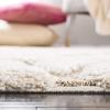 SAFAVIEH Area Rug 8×10 – Florida Shag Collection – Large – Cream & Blue, Scroll Design, Non-Shedding & Easy to Clean, High-Low Plush Pile, Ideal for Living Room, Bedroom, Dining Space (SG455-1165)(Cream/Beige)