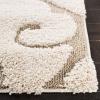 SAFAVIEH Area Rug 8×10 – Florida Shag Collection – Large – Cream & Blue, Scroll Design, Non-Shedding & Easy to Clean, High-Low Plush Pile, Ideal for Living Room, Bedroom, Dining Space (SG455-1165)(Cream/Beige)