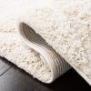 SAFAVIEH Area Rug 8×10 – Florida Shag Collection – Large – Cream & Blue, Scroll Design, Non-Shedding & Easy to Clean, High-Low Plush Pile, Ideal for Living Room, Bedroom, Dining Space (SG455-1165)(Creme)
