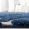 SAFAVIEH Area Rug 8×10 – Florida Shag Collection – Large – Cream & Blue, Scroll Design, Non-Shedding & Easy to Clean, High-Low Plush Pile, Ideal for Living Room, Bedroom, Dining Space (SG455-1165)(Dark Blue/Cream)