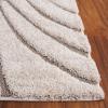 SAFAVIEH Area Rug 8×10 – Florida Shag Collection – Large – Grey & Grey, Non-Shedding & Easy Cleaning, Plush Thick Pile, Ideal for Living Room, Bedroom, Dining Space (SG471080)(Cream/Beige)