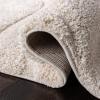 SAFAVIEH Area Rug 8×10 – Florida Shag Collection – Large – Grey & Grey, Non-Shedding & Easy Cleaning, Plush Thick Pile, Ideal for Living Room, Bedroom, Dining Space (SG471080)(Creme)